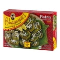 thumbnail image 4 of Bhagwati'S Patra, Spiced, leafy roulade sauteed to a soft texture and garnished with shredded coconut and fresh coriander.Ingredients: water, chickpea flour, arvi leaves, corn oil, sugar, tamarind, spices, salt, mustard seeds, sesame seeds, coriander leaves, shredded coconut, green chilli, turmeric, curry leaves, cit, 4 of 9