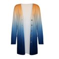 thumbnail image 4 of AherBiu Cardigan pour Femmes Léger Tendance à devant Ouvert Cardigans d'Automne à Boutons Décontracté Ample Manteau, 4 of 4