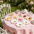 thumbnail image 4 of Assiette en Papier Tournesol Blanc Feuille d'Or Estampée Assiettes en Papier Jetables Forme Irrégulière Fournitures de Fête Ensemble de Décorations (20 Pcs) Rkxzt, 4 of 7