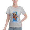 thumbnail image 1 of T-Shirt Basique à Manches Courtes pour Femmes Super Saiyan, 1 of 6