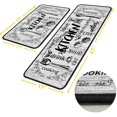 thumbnail image 4 of Kitchen Utensils Rugs Grey Kitchen Mats for Floor 2 Piece, Anti Fatigue Floor Mat for Kitchen, Kitchen Floor Mats for in Front of Sink and Kitchen Matt for Standing for Kitchen Decor 17"X30"+17"X47", 4 of 5