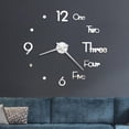 thumbnail image 5 of Dvkptbk Clock Frameless DIY Wall Mute Clock Mirror Sticker Home Office Decor Home Decor, 5 of 5