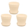 thumbnail image 2 of RYRDWP 3 Pcs Pot Ouvert Résine PP Balcon Plante Verte Jardinage Taille Haute Long Pot, 2 of 5