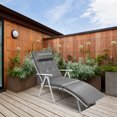 thumbnail image 4 of Costway Chaise Longue Pliante d'Extérieur avec Coussin Gris, 4 of 10