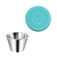 thumbnail image 1 of Kitchen Containers Storage Set Kitchen Scraps Container Species Organizer Leak Proof Soup Container Kitchen Bowls with Lids Set Dressing Containers Small Condiment Containers With Lids Stainless Steel, 1 of 4