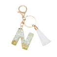 thumbnail image 1 of Meitianfacai Alphabet Keychain, Tassel Letter Key Chain Crystal Drop Pendant Fashionable Bag Wallet Key Chain Holiday Gifts for Him/Her, 1 of 3