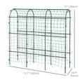 thumbnail image 3 of Outsunny Garden Trellis for Climbing Plants Outdoor, 6ft Tall, 3 of 10