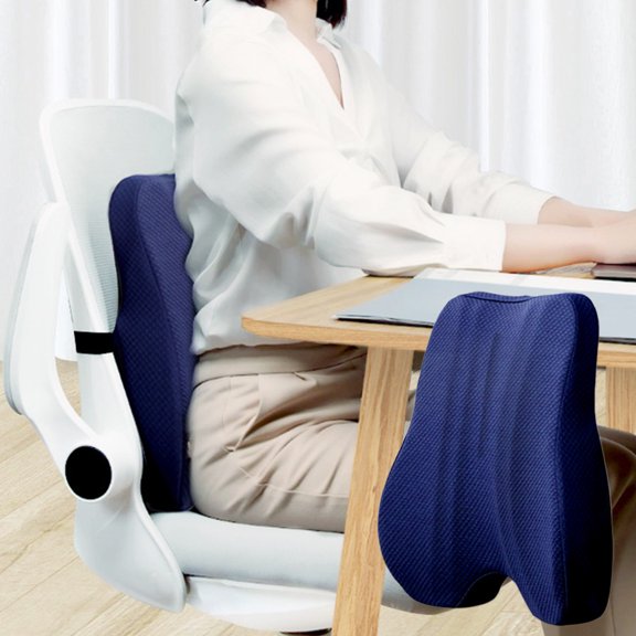 HOZADOIE Backrest Pillows Bedding Office Chair Lumbar Cushion Sedentary Foam Lumbar Cushion Backrest Chair Sub Lumbar Cushion Lumbar Pillow Backrest Pillow