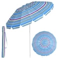 thumbnail image 1 of Costway Parasol de Plage 8 Pi Extérieur Inclinable Pare-Soleil Ancre de Sable avec Sac de Transport, 1 of 10