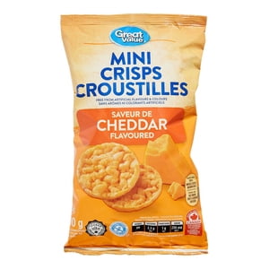 Great Value Cheddar Arômes Mini Crisps