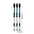 thumbnail image 3 of FcBaudy Manual Toothbrushes, Extra Soft Toothbrushes Exquisite Narrow-Headed And Gold Adult Toothbrush With Individually Packaged Soft Bristles For Home Use And Gentle Experience Manual Tooth brush, 3 of 7