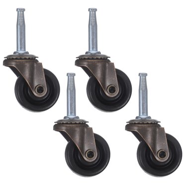 Shisuyan 4Pcs Wear-resistant Casters Replaceable Caster Wheels Household Furniture Wheels