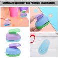thumbnail image 2 of Shisuyan 2pcs Paper Puncher Paper Puncher Kindergarten Punch Paper Card Punch Paper Punching Tool for DIY (Random Style), 2 of 9