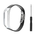 thumbnail image 3 of Smartwatch Band, Wrist Watch Strap Fashionable Labor Saving Tool Free With Screwdriver For  Touch Watch Black Belt Silver Shell, 3 of 8