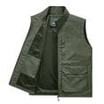 thumbnail image 1 of Grrvtrz Mens Outdoor Work Photo Cargo Safari Fishing Travel Vest Jacket Multi Pockets, 1 of 3