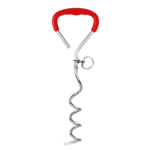 TopLLC Outdoor Decorations Tie Out Stake For Dogs Secure And Dog Stakes For Outdoor Activities And Training Fixed pile