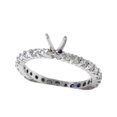 thumbnail image 2 of Bague de Fiançailles Éternité Diamant 14K Or Blanc, 2 of 2