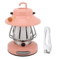 thumbnail image 2 of Retro Rechargeable Camping Lantern Infinite Dimming 3  Color Temperature Camping Lantern Portable Tent Light Emergency Light for Outdoor Camping Hiking Emergency Fishing, 2 of 8