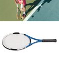 thumbnail image 4 of Tennis Racket, PU Wrapped Handle Carbon Tennis Racket Shock Proof Ultra Light With Storage Bag For Training Red,Blue, 4 of 8