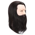 thumbnail image 3 of Practice Male Mannequin Head, Functional Stable Male Mannequin Head  for Barber for Barber Shops, 3 of 7