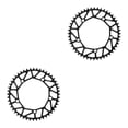 thumbnail image 3 of Ruiboury Lightweight And Easy To Install - Smooth Operation Chain Ring For Bicycles Bicycles Crank Bike Chain 48T black 2Set, 3 of 6