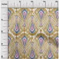 thumbnail image 1 of Tissu Lycra Polyester Pomme Grand Motif Imprimé Ikat Tissu BTY 56 Pouces de Large, 1 of 4