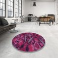 thumbnail image 4 of Ahgly Company Tapis Rectangulaire Lavable en Machine Rouge Carbone, 2 Pieds x 5 Pieds, 4 of 7