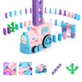 thumbnail image 3 of QualitChoice Domino Train Toys Set Children's Domino Blocks Set Educational Domino Toys, 3 of 6
