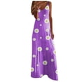 thumbnail image 1 of Robe d'Été pour Femmes Aguichant Mode pour Femmes Vacances Été Sans Manches Imprimée Col en V Aguichant Décontractée Longue Robe Maxi Robe d'Été pour Femmes Maxi Été Longue Robe pour Femmes, 1 of 5