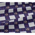 thumbnail image 5 of oneOone Viscose Jersey Fabric Check Ikat Print Fabric By The Yard 60 Inch Wide, 5 of 5