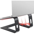 thumbnail image 4 of Laptop Stand Aluminum Laptop Riser Compatible with Apple Mac MacBook Air Pro to Notebook Computer Ergonomic Elevator Holder (Pink), 4 of 7