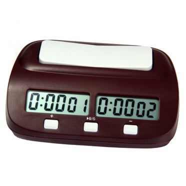 XZNGL Jeux de Société Meilleurs Jeux de Société Pq9907S Horloge d'Échecs Numérique I-Go Compte à Rebours Minuterie pour Jeu Compétition