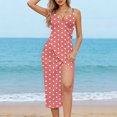 thumbnail image 2 of Sortie de Plage pour Femmes avec Sangle Ajustable, Fente Latérale Haute, Polyester Tissé Transparent, 1 Pce, 2 of 9