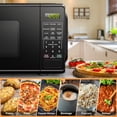 thumbnail image 3 of Mainstays 0.7 Cu ft Countertop Microwave Oven, 700 Watts , Black, 3 of 11