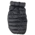 thumbnail image 1 of Pet Life 63BKXL Manteau pour Chien Matelassé Ultra-Peluche Thermique, Noir - Très Grand, 1 of 5