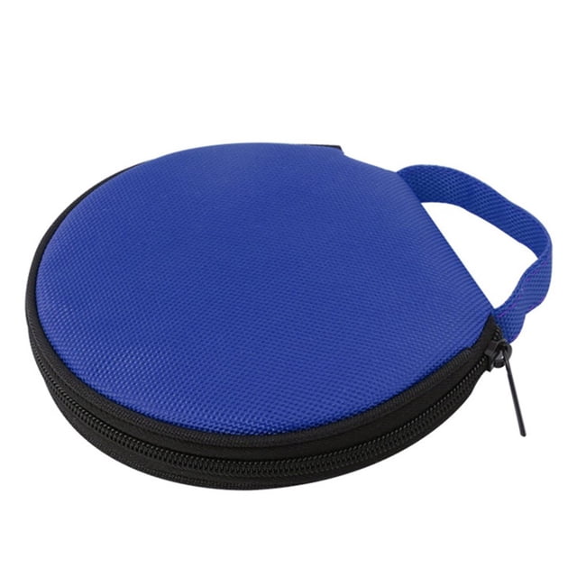 20 CD / DVD Case Hard Plastic CD Pockets Storage Protective DVD Storage CD Bag for Travel Storage Pouch Orange