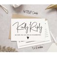 thumbnail image 4 of Inkdotpot RSVP Postcards (Set Of 50) 4"X6" Blank With Mailing Side,RSVP Reply Response Cards For Wedding Script Style Print Return Cards, 4 of 5