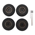 thumbnail image 2 of 1.2in Wheel Tires, RC Wheel Tires 4PCS Rubber  for SCX24 1/24 Remote Control Car, 2 of 7