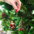 thumbnail image 2 of Nilvkv 26 Letters Christmas Tree Decoration Pendant Christmas Tree Ornaments Personalized DIY Christmas Ornaments Christmas Decoration Xmas Tree Hanging Decor Feature, 2 of 5