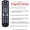 thumbnail image 2 of GE 4-Device Fully Backlit Universal Remote Control, Black, 46260, 2 of 5
