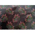 thumbnail image 4 of oneOone Cotton Silk Fabric Leaves & Floral Block Print Sewing Fabric BTY 42 Inch Wide, 4 of 4