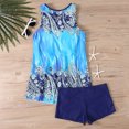 thumbnail image 3 of Babysbule Maillots de Bain Deux Pièces Takini pour Femmes, Maillots de Bain Deux Pièces pour Femmes, Imprimé Conservateur, Dos à Bretelles, Ensemble, Robe de Bain, Tenue de Bain, 3 of 4