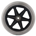 thumbnail image 2 of 6in Solid Wheel, Wear Resistant Large Carrying Capacity 5 Hole Wheelchair Wheels  For Walkers For Rollators, 2 of 8