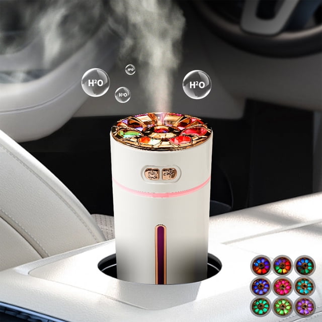 TIMIFIS Small Humidifier Plug in Payment Vehicle Household USB Humidifier Aromatherapy Instrument Colorful Portable Desktop Spray Instrument Other Exterior Accessories
