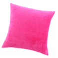 thumbnail image 1 of jifeng Housse de Coussin Décorative en Velours Taie d'Oreiller Rose Rouge 50 x 50cm, 1 of 9