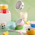 thumbnail image 2 of 1 Set Tasse de Cuisson de Qualité Alimentaire Résistant à la Chaleur avec Couvercle Antiadhésif Feuille d'Aluminium Décorative Cuisson Cupcake Résistant à la Graisse Emballage Muffin Tasse Fournitures de Cuisine, 2 of 8
