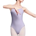 thumbnail image 2 of AherBiu Dancing Bodysuits for Women Sleeveless Backless Playsuits Stretchy Slim Comfy Soft Workout Rompers, 2 of 5