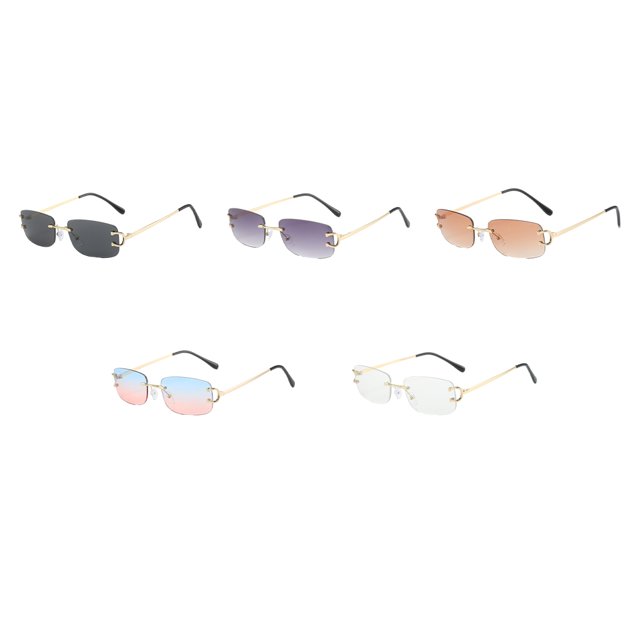 maskred -proof With Metal Frame For Women Long Service Life Guarantee Rectangle Women Brown 1Set