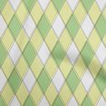 thumbnail image 1 of oneOone Rayon Medium Yellow Fabric Argyle Craft Projects Decor Fabric Printed By The Yard 56 Inch Wide, 1 of 4