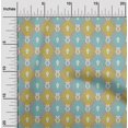 thumbnail image 1 of oneOone Tissu Georgette Viscose Imprimé Ikat Tourbillon au Mètre 42 Pouces de Large, 1 of 4